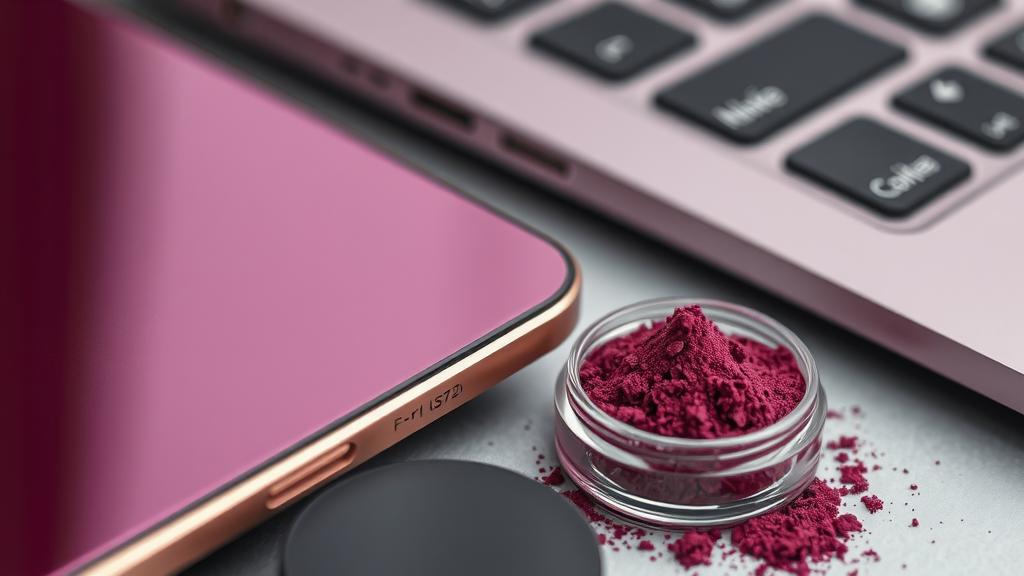 mauve laptop
